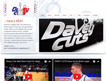 Tablet Screenshot of daveycuts.com